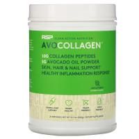 RSP Nutrition, AvoCollagen, пептиды коллагена и масло авокадо в виде порошка, без добавок, 360 г