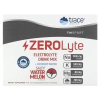 Trace Minerals ®, ZeroLyte, смесь для приготовления электролитов, соленый арбуз, 30 пакетиков по 7,3 г (0,27 унции)