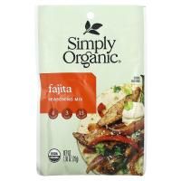 Simply Organic, Смесь приправ фахита, 12 пакетиков по 1 унции (28 г) каждый
