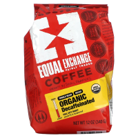 Equal Exchange, Organic, Coffee, Decaffeinated, Whole Bean, 12 oz (340 g)
