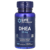 Life Extension, DHEA, 25 мг, 100 капсул