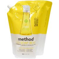 Method, Наполнитель средства для мытья посуды с лимоном и мятой, 36 жидких унций (1064 мл)
