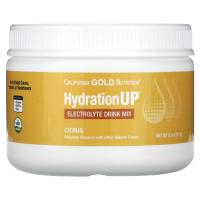 California Gold Nutrition, HydrationUP, порошок для приготовления электролитического напитка, со вкусом цитруса, 227 г (8 унций)