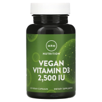 MRM, Веганский витамин D3, 2500 МЕ, 60 веганских капул