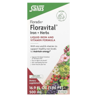 Gaia Herbs, Floradix, Floravital Iron + Herbs, 500 мл (17 жидк. Унций)