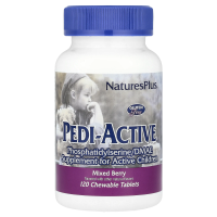 Nature's Plus, Pedi-Active, добавка для активных детей, со вкусом ягодной смеси, 120 жевательных таблеток