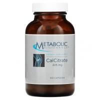 Metabolic Maintenance, CalCitrate, 225 мг, 100 капсул
