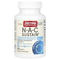 Jarrow Formulas, NAC Sustain, 600 мг, 60 таблеток