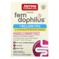 Jarrow Formulas, Fem Dophilus для женщин, 30 вегетарианских капсул