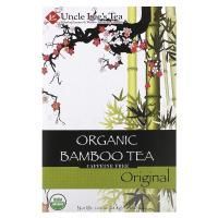 Uncle Lee's Tea, органический бамбуковый чай, без кофеина, оригинальный вкус, 18 чайных пакетиков, 28,8 г (1,02 унции)