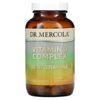 Dr. Mercola, Комплекс витаминов группы B с бенфотиамином, 180 капсул