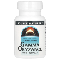 Source Naturals, Гамма оризанол (Gamma Oryzanol), 60 мг, 100 таблеток