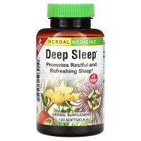 Herbs Etc., Натуральное снотворное успокоительное, 120 быстродействующих гелевых капсул