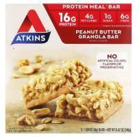 Atkins, Батончик протеиновой муки Гранола с арахисовым маслом 5 батончиков