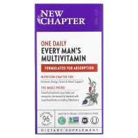 New Chapter, Мультивитамины для мужчин «одна таблетка в день», 96 таблеток