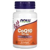 Now Foods CoQ10 (100 мг) 50 софтгелей