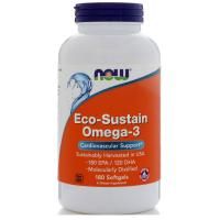 Now Foods, Eco-Sustain Omega-3, 180 мягких таблеток