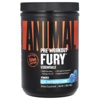 Animal, Fury Essentials, предтренировочный комплекс, со вкусом голубой малины, 495 г (1,09 фунта)