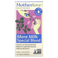 Motherlove, Больше молока, специальная смесь, 120 жидких капсул