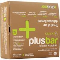 Greens Plus, Plus Bar Protein Natural 12 батончиков