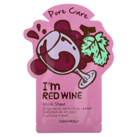 Tony Moly, I'm Red Wine, Pore Care Mask Sheet, 1 Sheet, 0.74 oz (21 g)