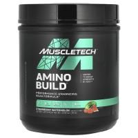 Muscletech, Amino Build, аминокислоты, клубника и арбуз, 593 г (20,92 унции)