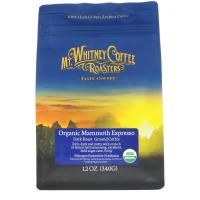 Mt. Whitney Coffee Roasters, Органическое крупное эспрессо, темный прожаренный молотый кофе, 340 г (12 унций)