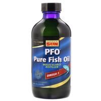 Health From The Sun, PFO Pure Fish Oil,  Orange Flavor, 8 fl oz (236 ml)
