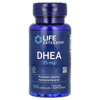 Life Extension, ДГЭА, 15 мг, 100 капсул