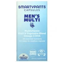SmartyPants, Мультивитамины для мужчин, 30 вегетарианских капсул