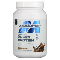 Muscletech, 100% сывороточный протеин травяного откорма, тройной шоколад, 816 г (1,8 фунта)