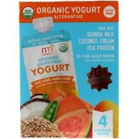 NurturMe, Органическая альтернатива йогурту, батат, манго, гуайява, 4 пакетика, по 99 г каждый