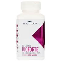 Biotivia, Bioforte, 98% транс-ресвератрола, 250 мг, 60 капсул
