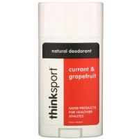 Think, Thinksport, натуральный дезодорант, смородина и грейпфрут, 2,9 унц. (85,8 мл)