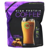 Chike Nutrition, Кофе с высоким содержанием белка Карамельный кофе со льдом 14,8 унции