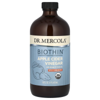 Dr. Mercola, Органический яблочный уксус, пряный, 16 унций (473 мл)