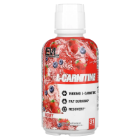 EVLution Nutrition, L-Carnitine500, натуральная ягода, 16 ж. унц. (465 мл)