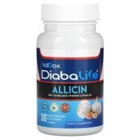 Allimax, Diabalife, аллицин, 500 мг, 30 вегетарианских капсул
