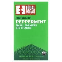 Equal Exchange, Organic Peppermint Herbal Tea, Caffeine Free, 20 Tea Bags, 0.99 oz (28 g)