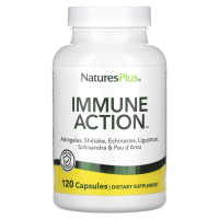 Nature's Plus, Иммуностимулирующее средство Immune Action, 120 растительных капсул
