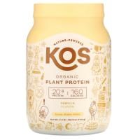 KOS, органический растительный протеин, ваниль, 1110 г (2,4 фунта)