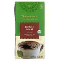 Teeccino, Травяной чай с цикорием, темной обжарки, органический цикорий из Франции, без кофеина, 25 чайных пакетиков, 150 г (5.3 oz)