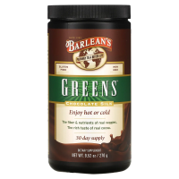 Barlean's, Зеленая добавка, порошковый состав, с шелковым шоколадом, 9.52 унций (270 г)