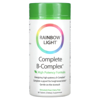 Rainbow Light, Полный комплекс витаминов B, формула на основе продуктов питания, 90 таблеток