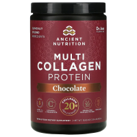 Dr. Axe / Ancient Nutrition, Multi Collagen Protein, Chocolate, 18.5 oz (525 g)