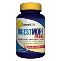 Renew Life, Пищевая добавка DigestMore Ultra, 90 растительных капсул