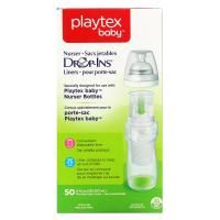 Playtex Baby, Playtex Baby,  Closer to Natural Breast Feeding, Nurser Drop-Ins Liners, 50 Pre-Sterilized Liners, 8-10 oz (236-300 ml)