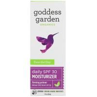 Goddess Garden, Органический продукт, Face the Day, ежедневный увлажняющий крем, укрепляющий праймер, SPF 30, 30 мл (1 ж. унц.)