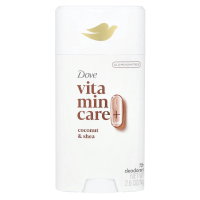 Dove, Vitamin Care + дезодорант, кокос и ши, 74 г (2,6 унции)