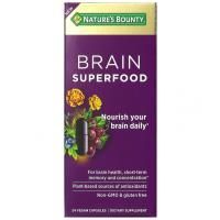 Nature's Bounty, Brain Superfood, 24 веганские капсулы